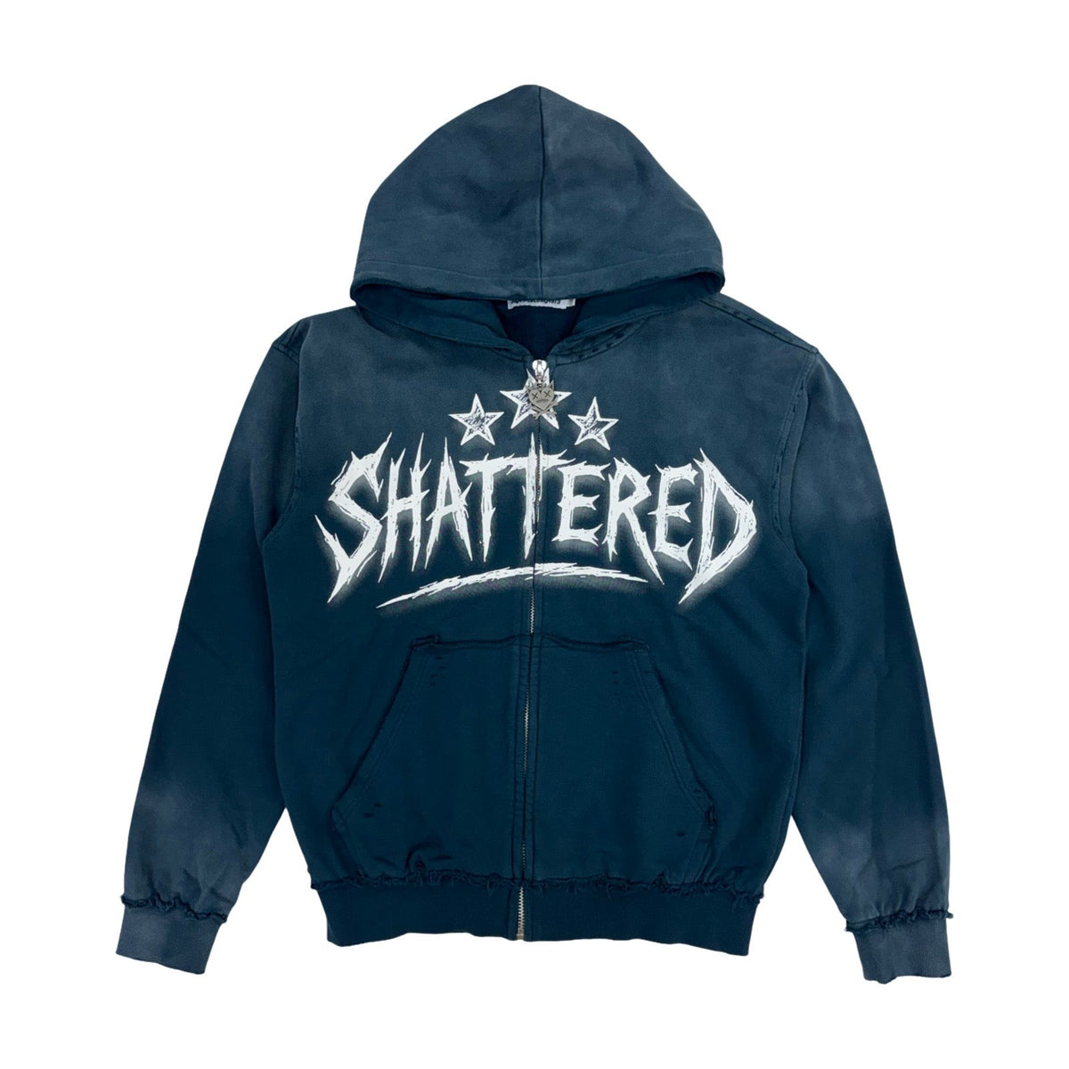 Shattered Hearts „Head“ French Blue Kapuzenpullover