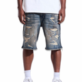 Crysp Cena Indigo Shorts (022)