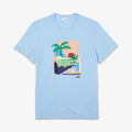 Lacoste Palm Beach Tee In Blue