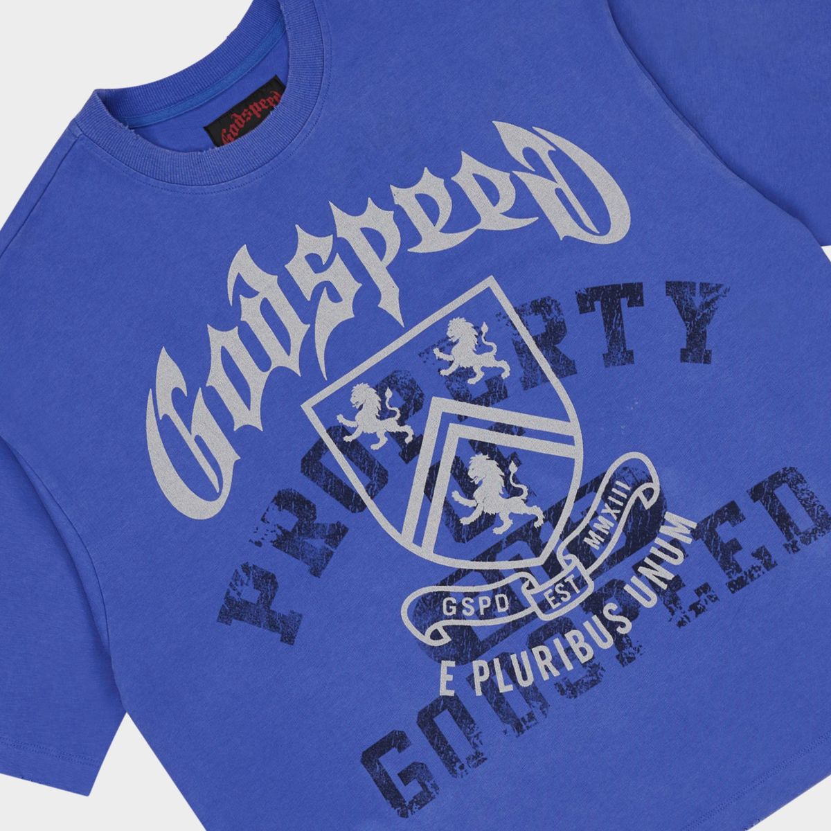 Godspeed “Collegiate” Royal Wash Tee
