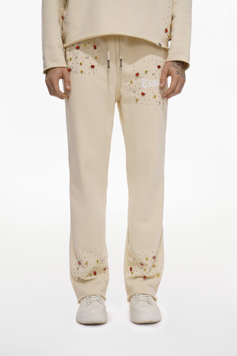 TRNCHS Diamond Cream Jogging Set