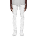 Purple Brand Destroy White Jeans