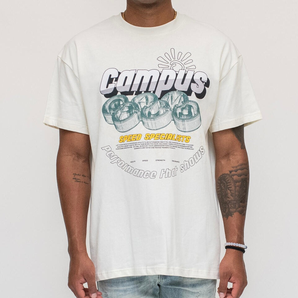 Campus LA Speedway Offwhite T-Shirt