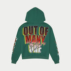Godspeed „Motocross“ Green Wash Kapuzenpullover