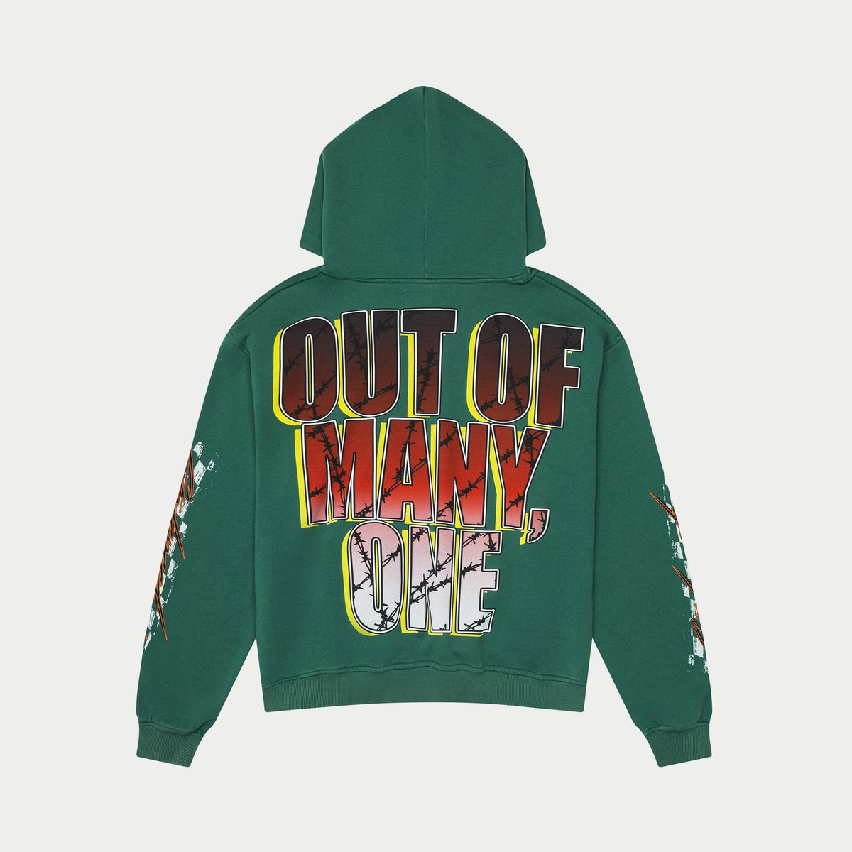 Godspeed „Motocross“ Green Wash Kapuzenpullover