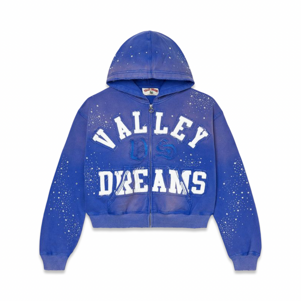 Vale Forever “Classico” Zip Up Sapphire Hoodie