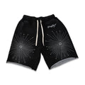 Prestige „Star Rhinestone“ Shorts in Schwarz