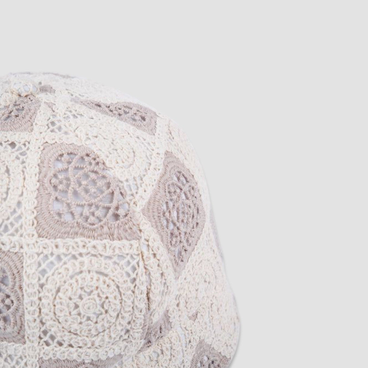 Hideout “Flower Pattern Crochet” Bucket Hat