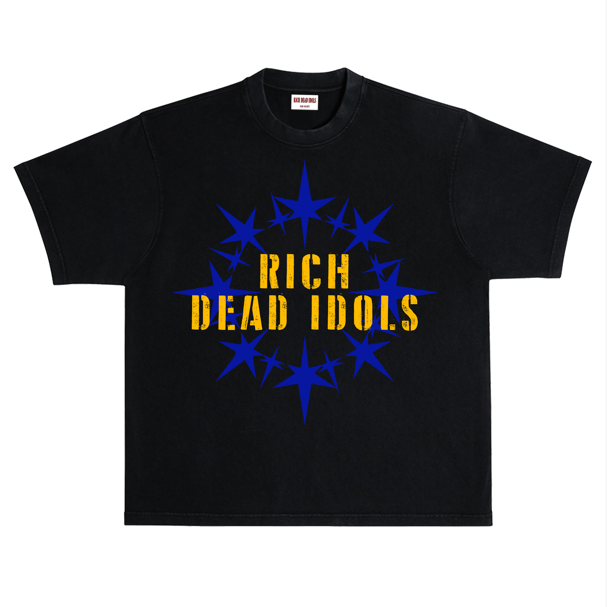 Rich Idols “Turn Pain” Black/Blue Tee