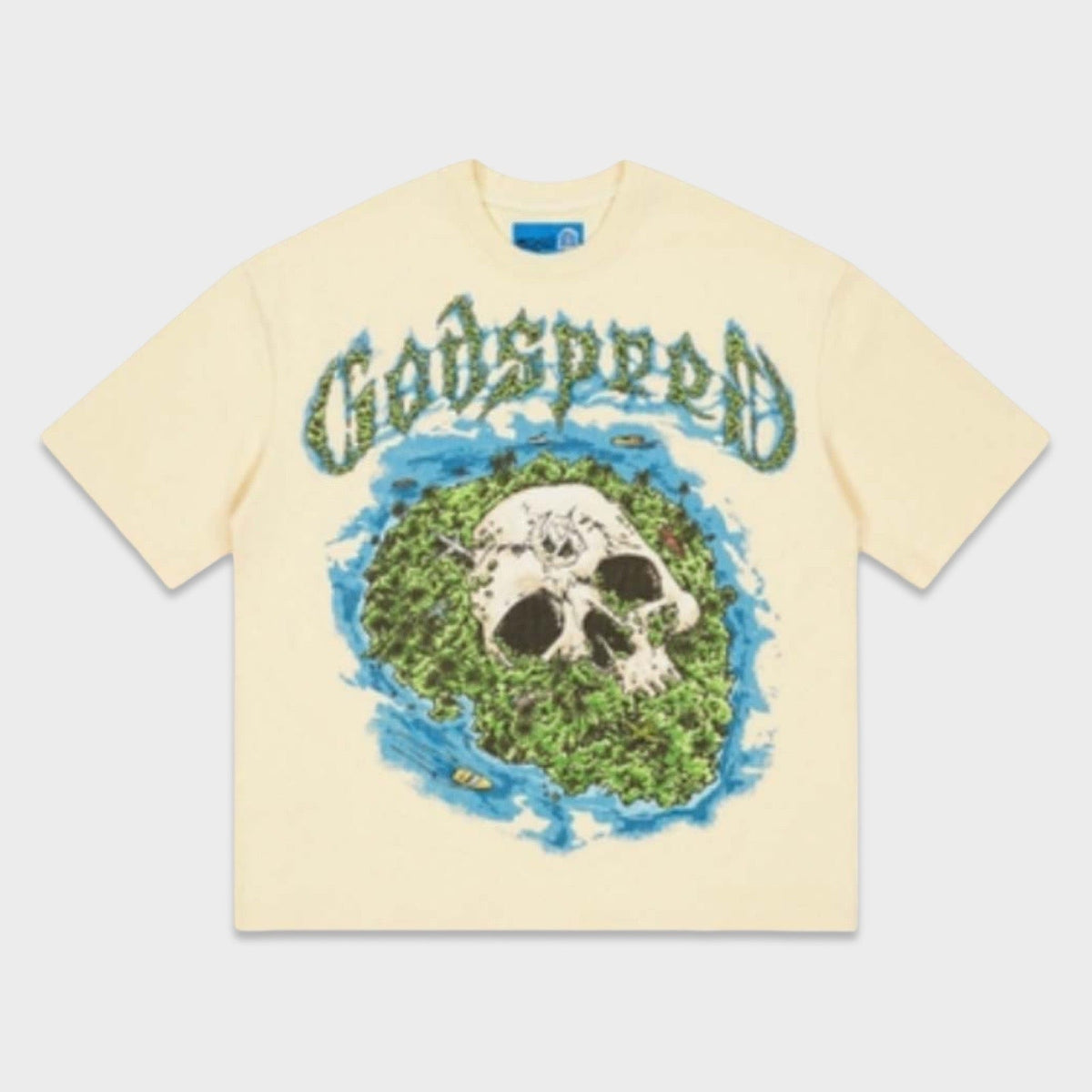 Godspeed „Skull Island“ Bone T-Shirt