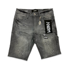 Anom „Shadow“ Grey Wash Shorts