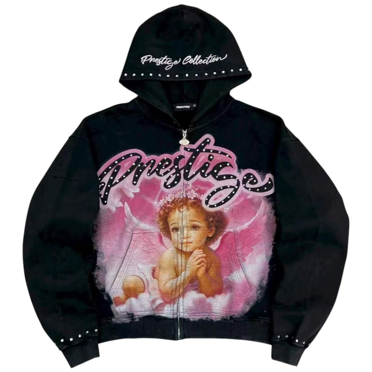 Prestige “Angel” Pink/Black Hoodie