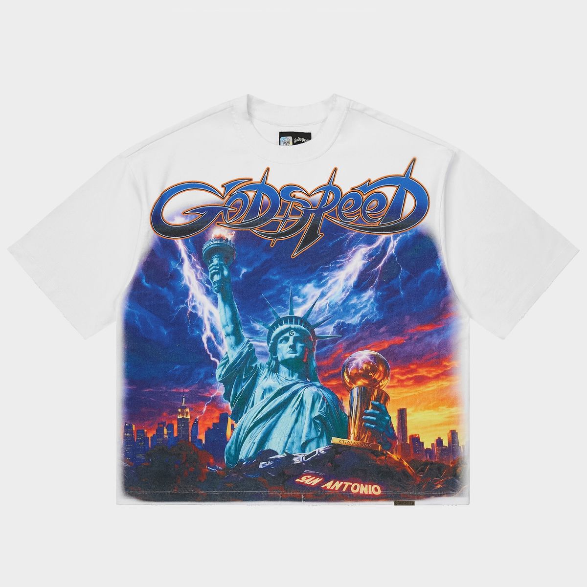 Godspeed “Liberty Reigns” White Tee