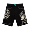Campus “Seraph” Black Denim Jorts