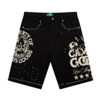 Campus “Seraph” Black Denim Jorts