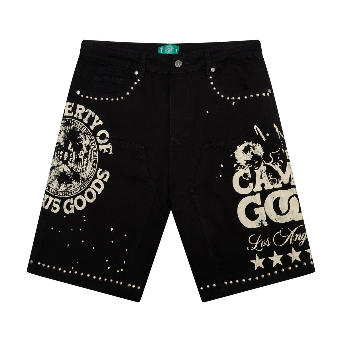 Campus “Seraph” Black Denim Jorts