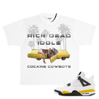 Rich Idols “Cowboys” White Tee