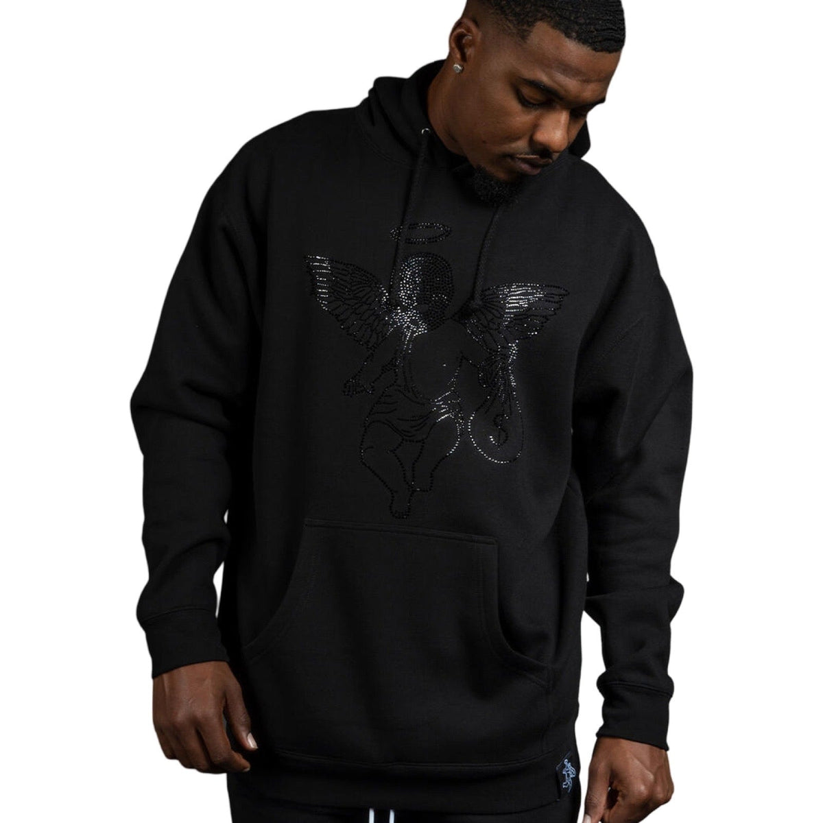 Hasta Muerte „Angel“ Strass-Kapuzenpullover