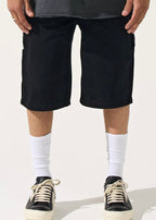 Serenede “Ink Stone” Black Denim Shorts