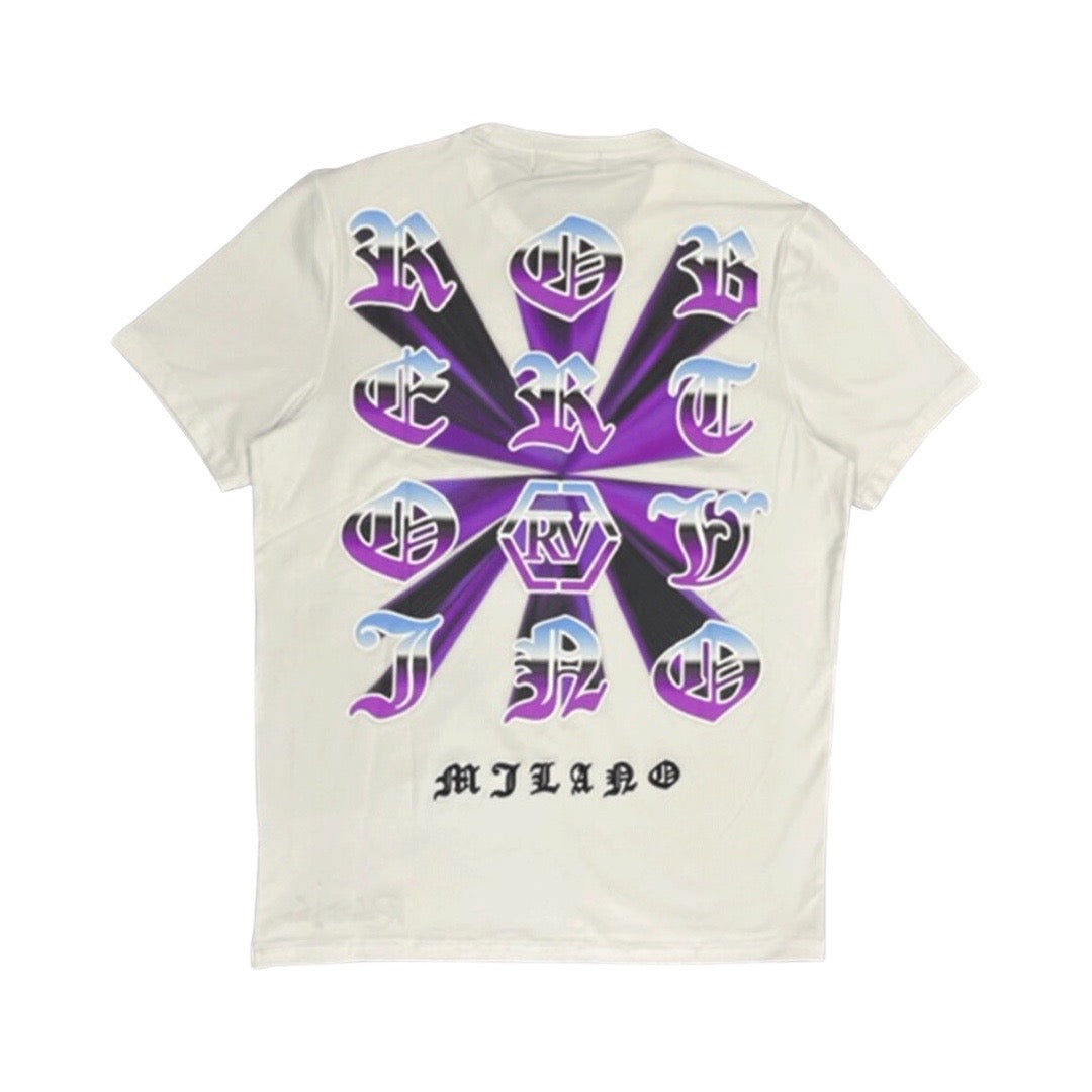 Roberto Vino Tech Bella weißes T-Shirt