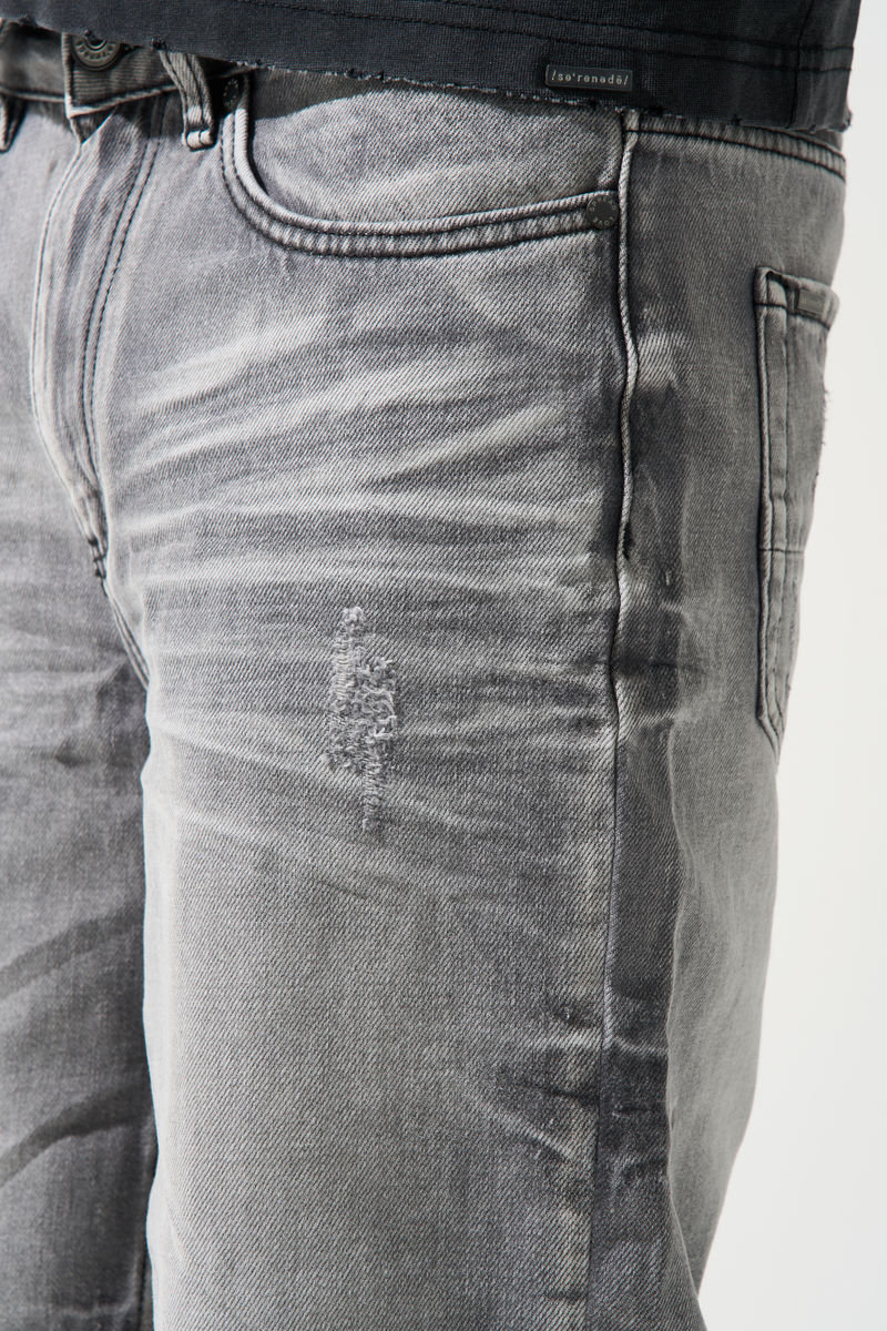 Serenede “Titan” Grey Denim Shorts