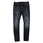RH45 London “Aspen” Leather Detail Jeans