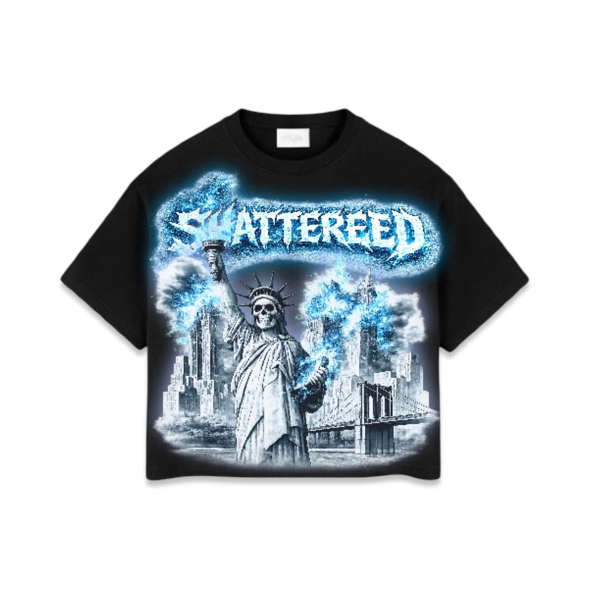 Shattered Hearts “On Fire” Black Tee
