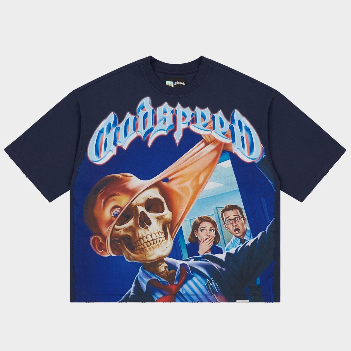 Godspeed “Mask Off” Navy Tee