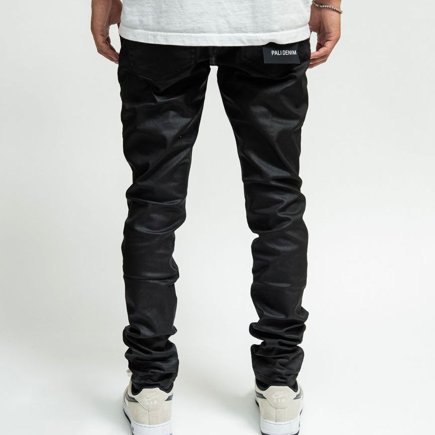 Pali “Wax Black” Coated Jeans (NZ01)