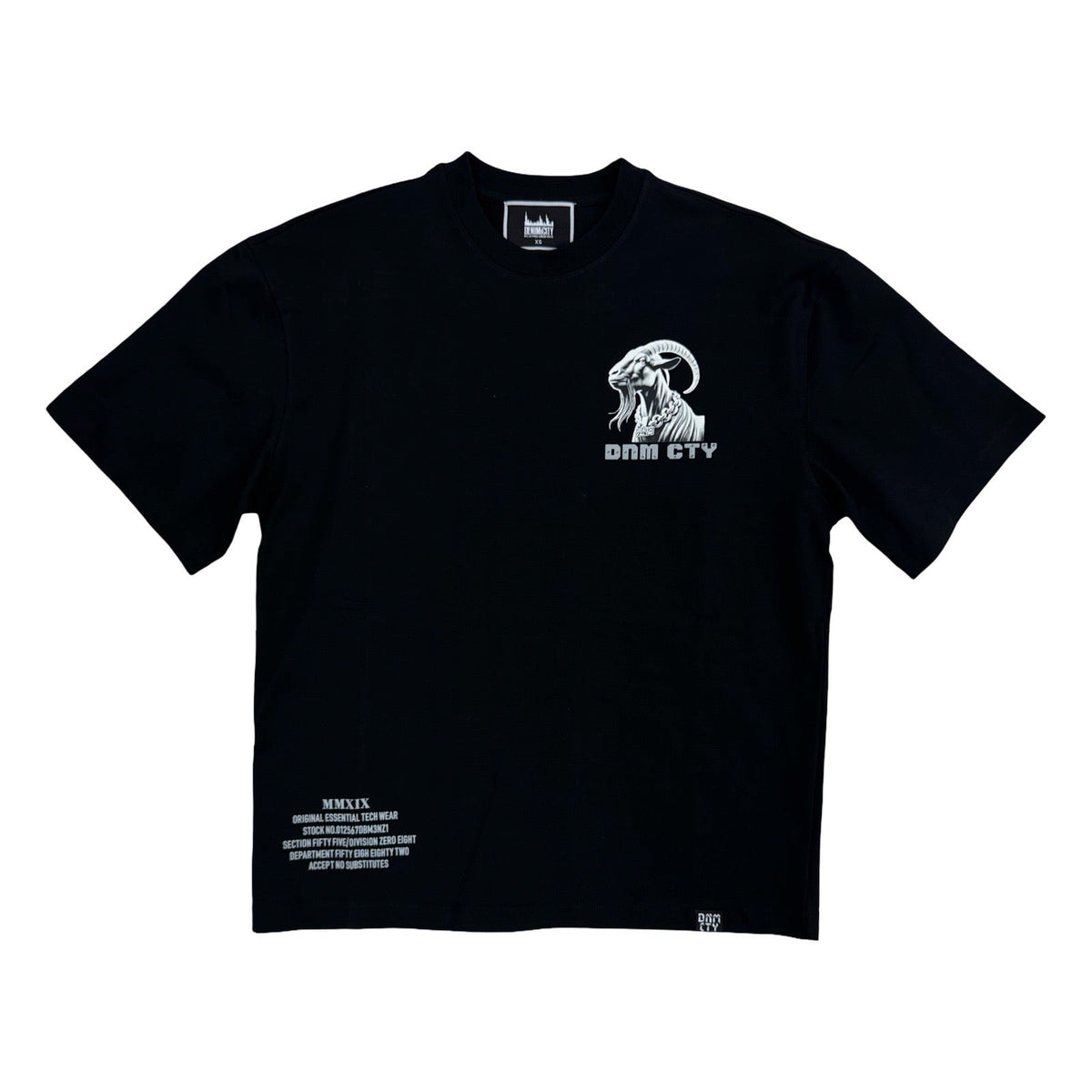 Denim City “Goat” Black/Grey Stones Tee