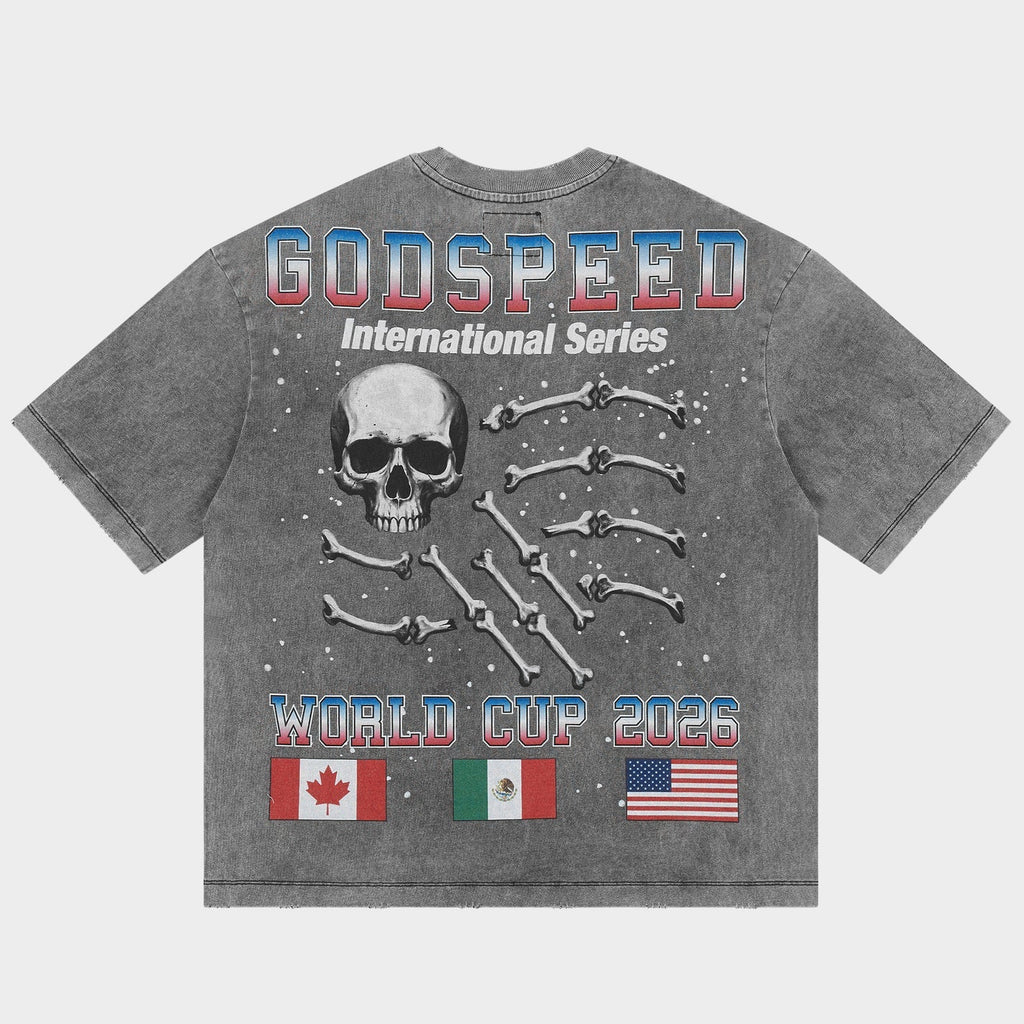 Godspeed “Planet Futbol” Grey Tee