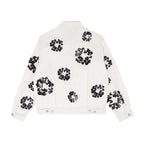 Denim Tears Typ 2 All-Over Wreath Jacke in Weiß