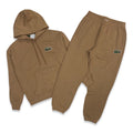 Oversized-Jogginganzug aus Fleece für Herren in Beige