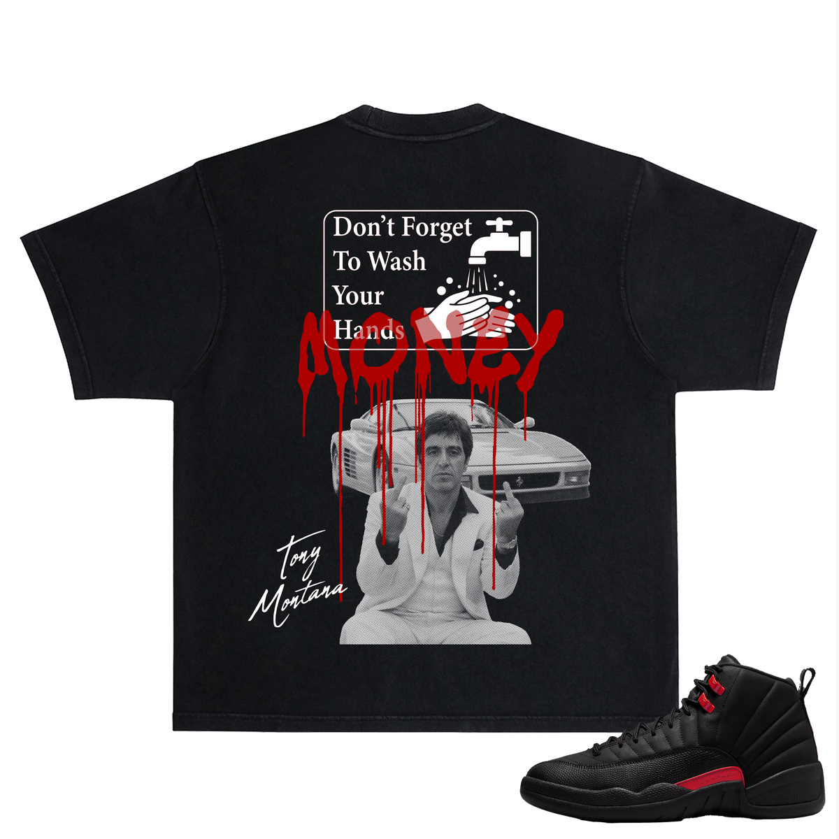 Rich Idols “Don’t Forget” Black/Red Tee