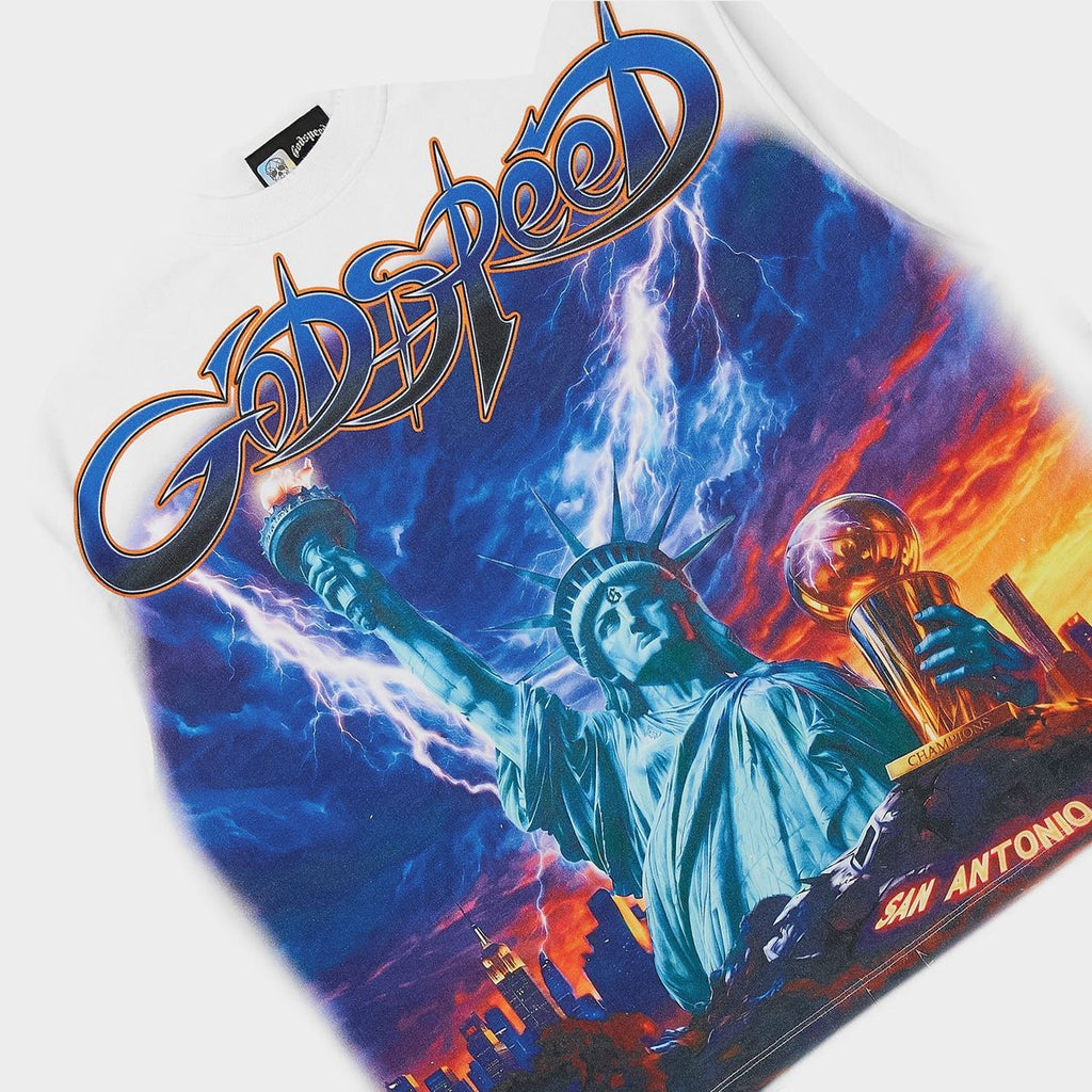 Godspeed “Liberty Reigns” White Tee