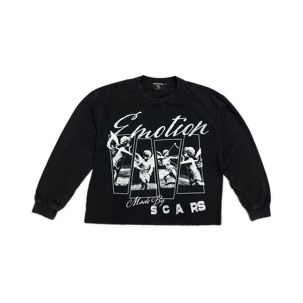 Mixed Emotion “Playground” L/S Black Tee