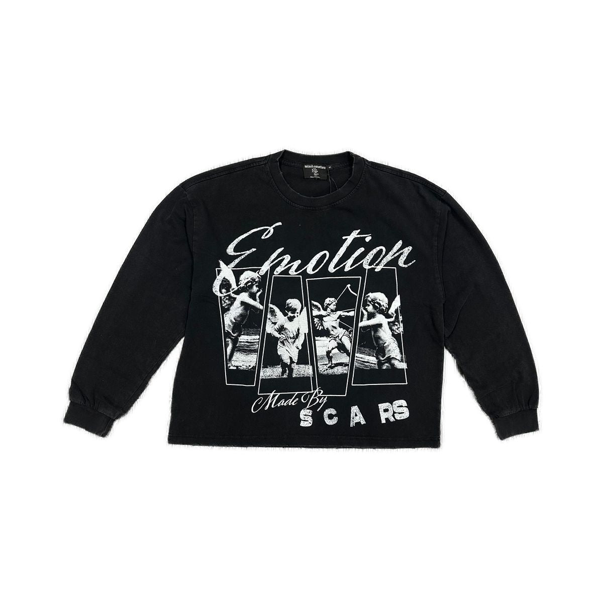 Mixed Emotion “Playground” L/S Black Tee
