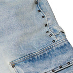 Duaa “Noble” Blue Cargo Shorts