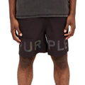 Purple Brand Nylon All Round Black Short