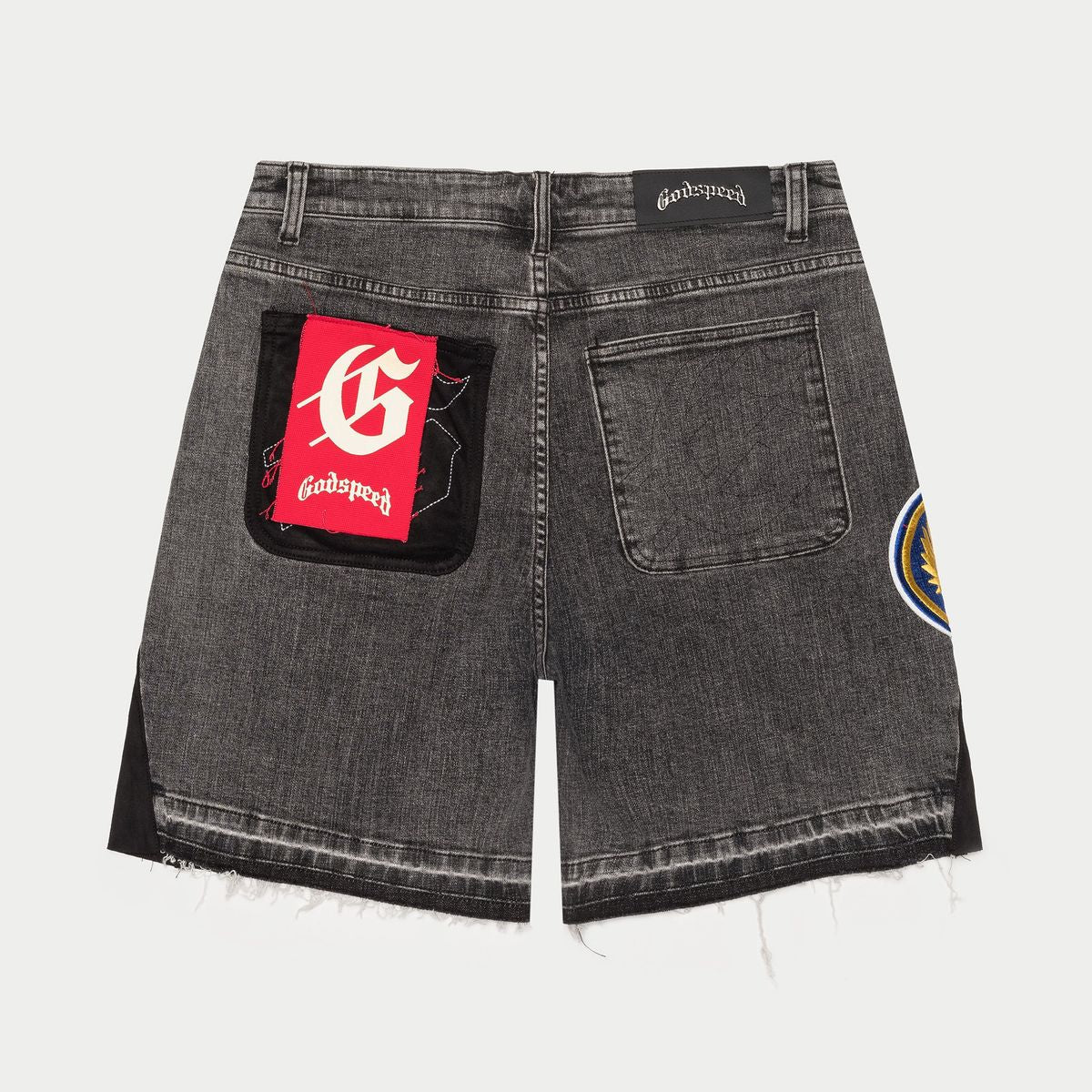 Godspeed „Patchwork V2“ graue Shorts