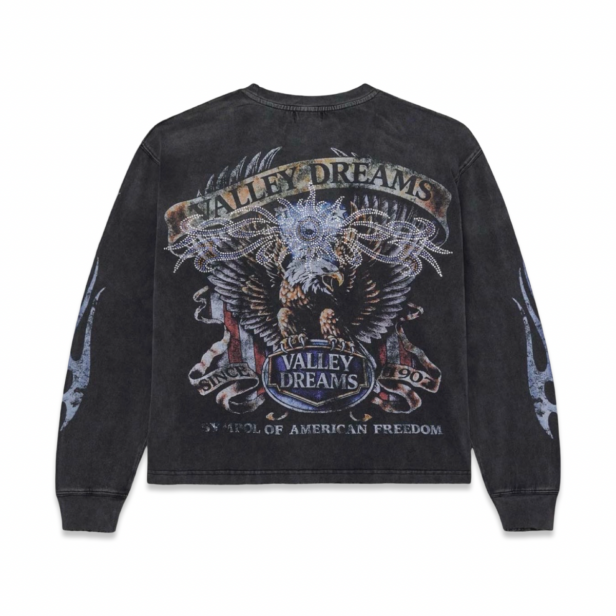 Vale Forever “Valley Bling” Black L/S Tee