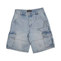 Concept La “Madrid” Blue Wash Shorts
