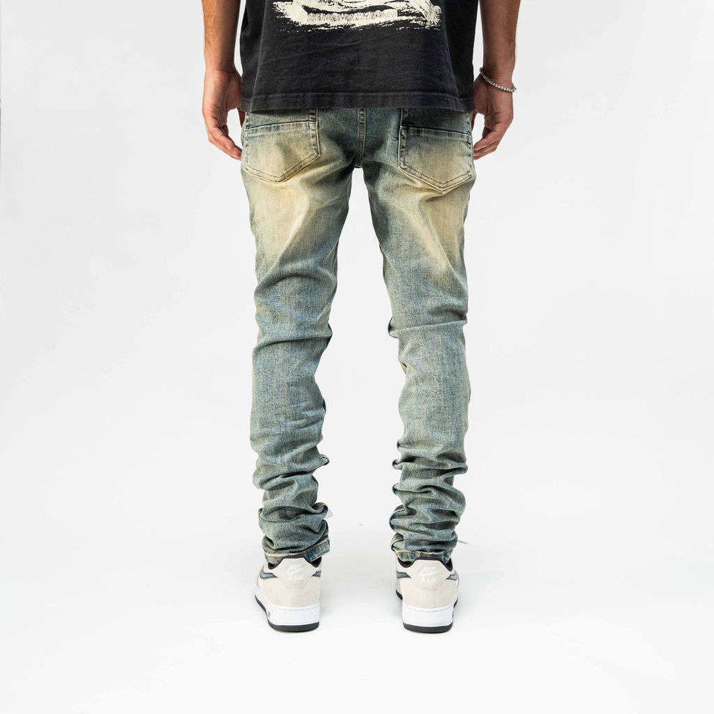 Pali “Vintage” Fade Wash Jeans (PL024)