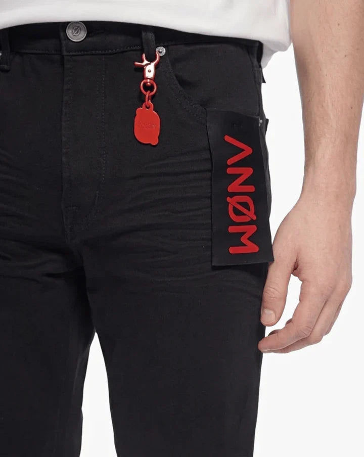 Anom “360 Skinny” Jet Black Jeans