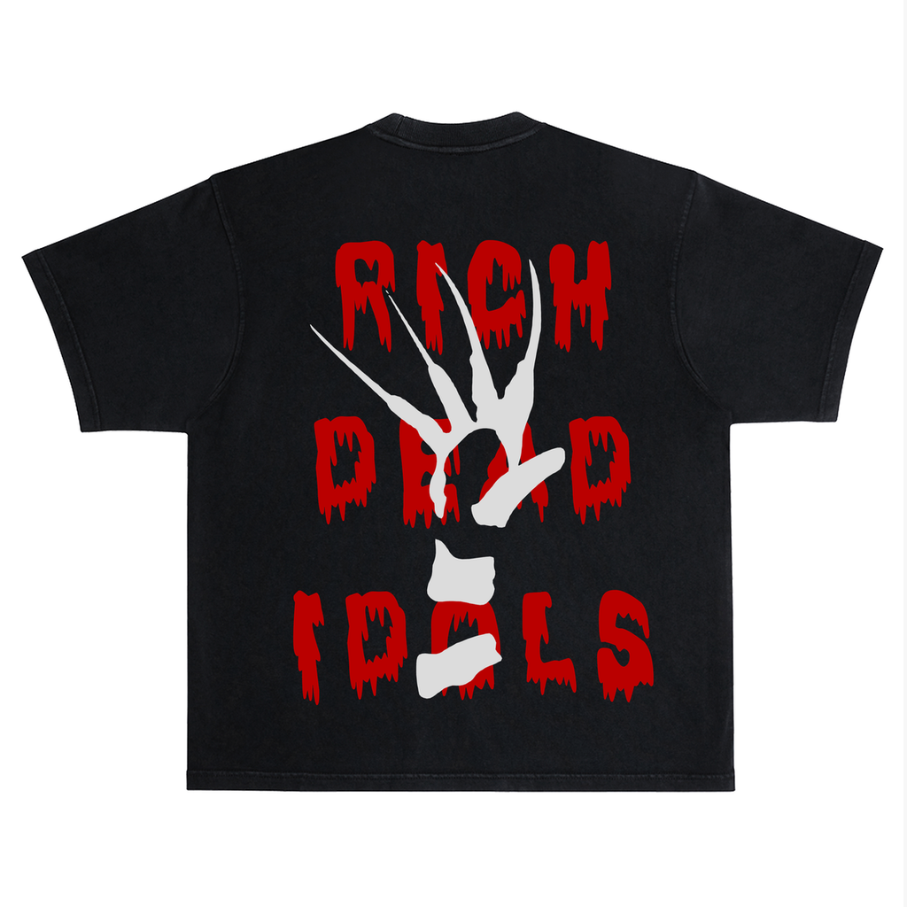 Rich Idols “Nightmare Elm Street” Black Tee
