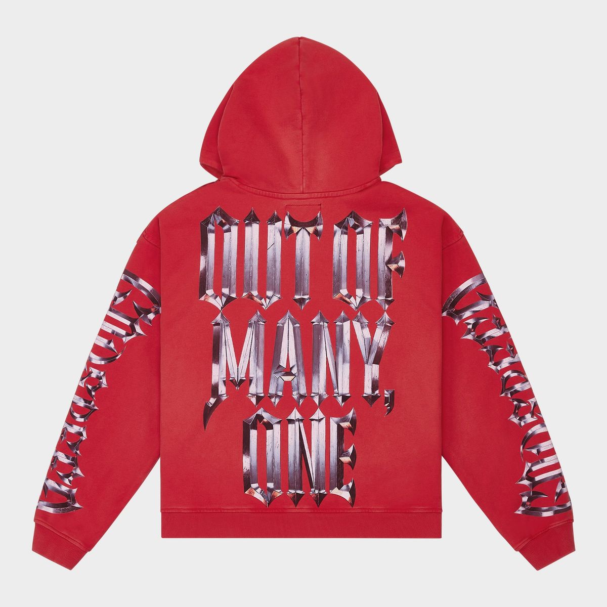 Godspeed „Chrome Motto“ roter Kapuzenpullover