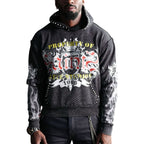 Elite „Saints Pearls“ Black Washed Hoodie