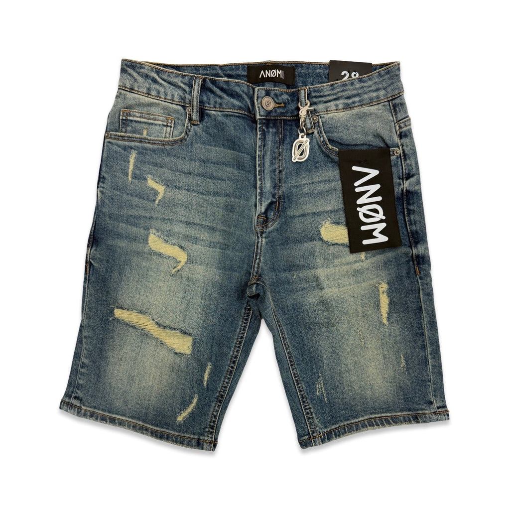 Anom „Nightfall“ Blue Wash Shorts