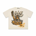 Gas Service “Fallen Liberty” Cream Tee