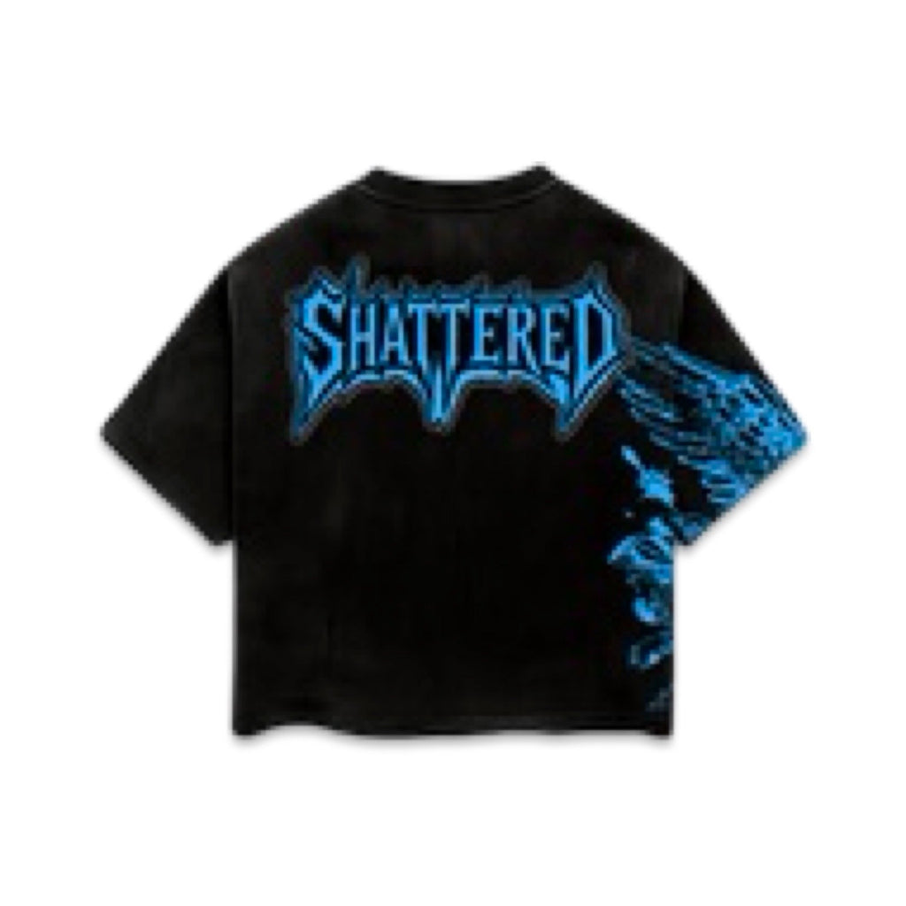 Shattered Hearts “Catchin Feelins” Black Tee